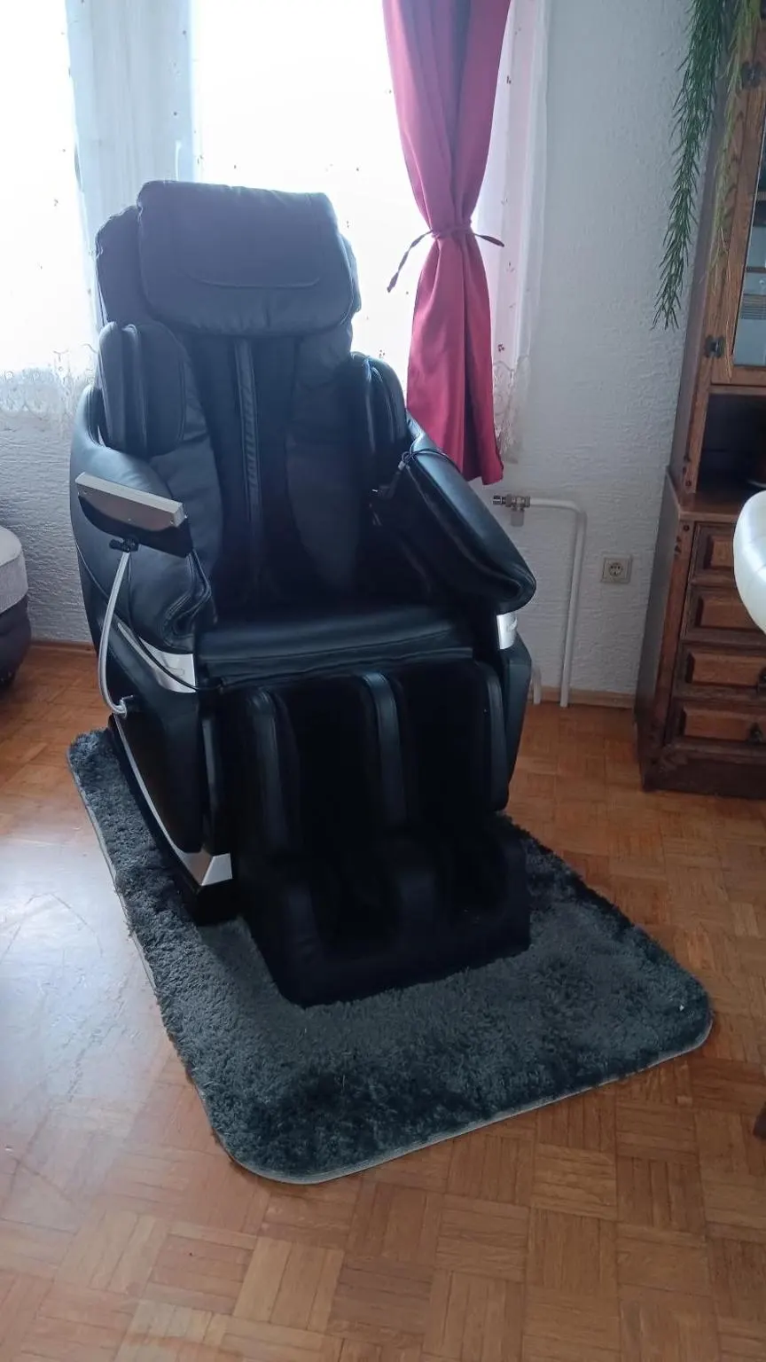 Masažni stol v dnevni sobi